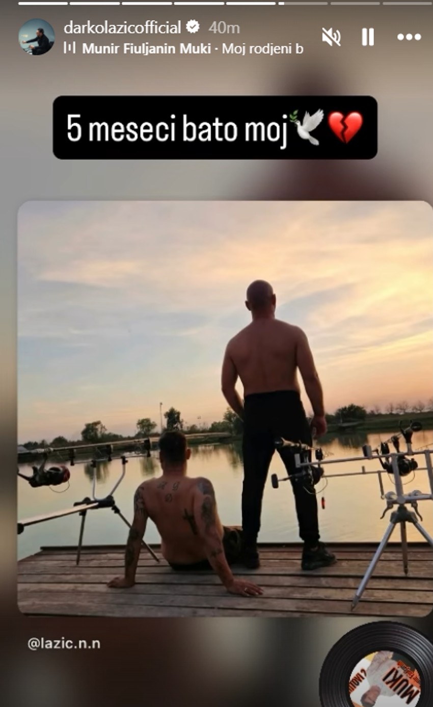 Darko Lazić objavio fotografije sa pokojnim bratom