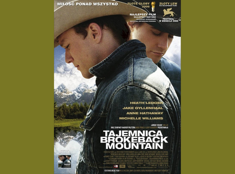 Plakat filmu "Tajemnica Brokeback Mountain"