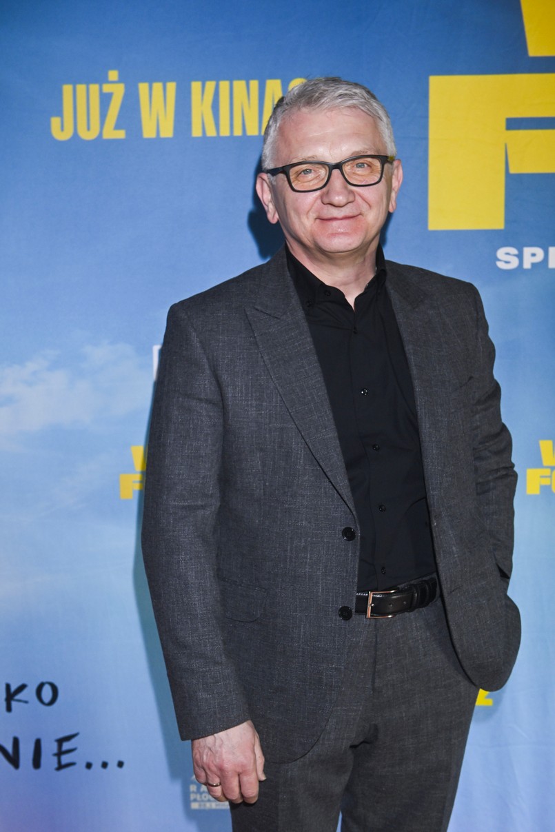 Dariusz Kowalski na premierze filmu pt. "Wujek foliarz"