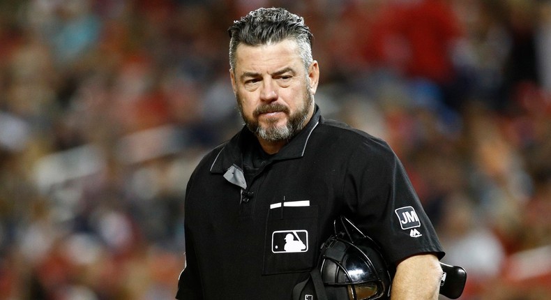 An MLB umpire tweeted that he would buy an AR-15 rifle for a 'civil war ...