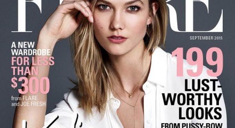 Karlie Kloss covers Flare Magazine