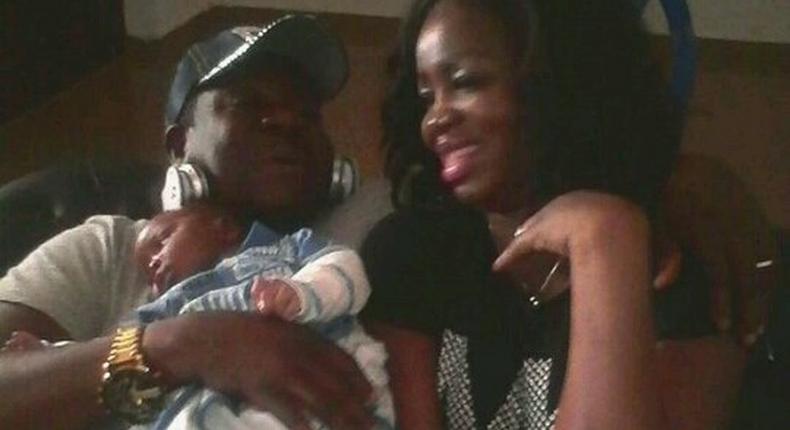 Mr Ibu, wife and baby boy