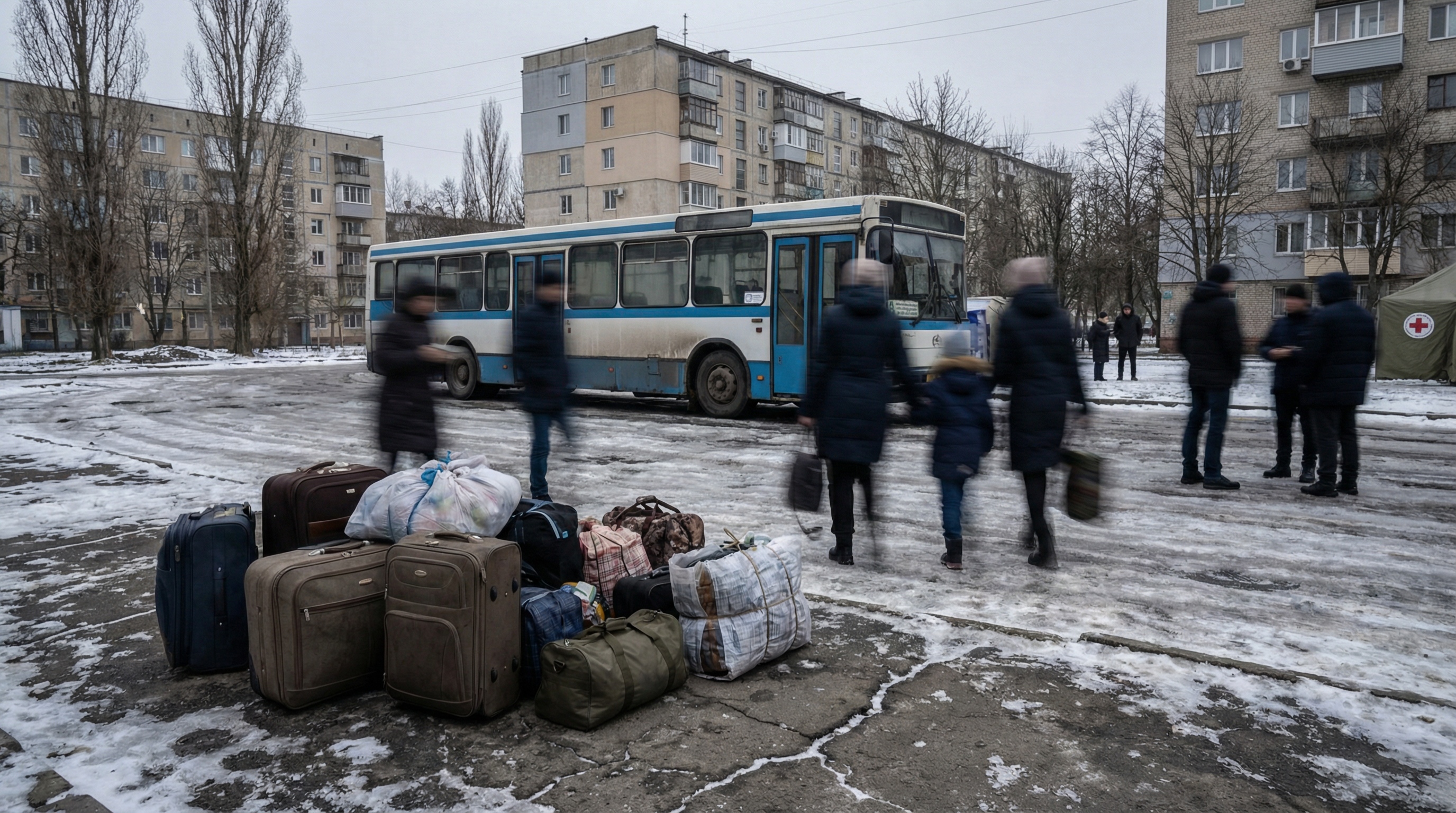 Face à l'avancée russe: L'Ukraine évacue 40 enfants de Zaporijjia