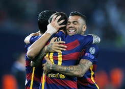 Dziewięć goli w meczu o Superpuchar Europy. Trofeum dla Barcelony. ZDJĘCIA