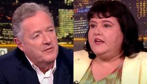 Piers Morgan and Fiona Harvey on Piers Morgan Uncensored.Piers Morgan Uncensored/YouTube
