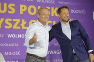 Donald Tusk i Rafał Trzaskowski