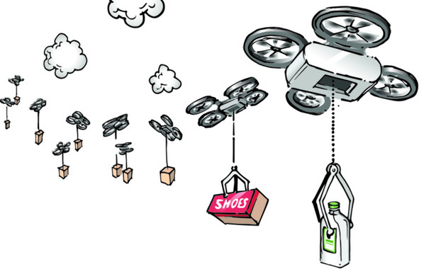 Logistyka przyszłości: dronem, do bagażnika, do ogródka