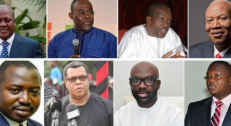 NDC Presidential aspirants