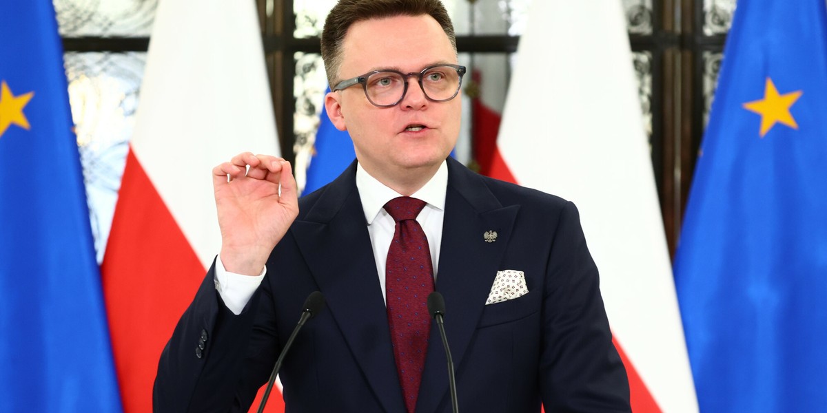 Marszałek Sejmu Szymon Hołownia