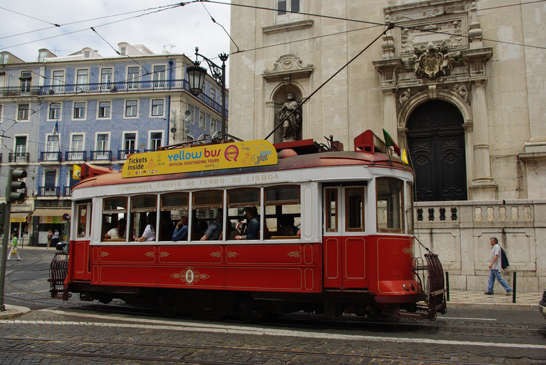 Lizbona, tramwaj "eléctricos"