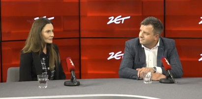 Dziwne sceny na wizji! Kandydatka PiS najpierw przyszła na wywiad z partnerem, a potem...