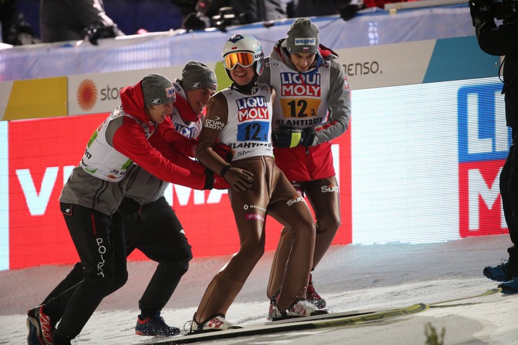 Kamil Stoch Piotr Żyłą, Maciej Kot Dawid Kubacki