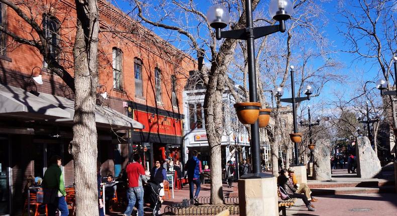 Did your college town make the cut? Boulder, Colorado, won top billing.