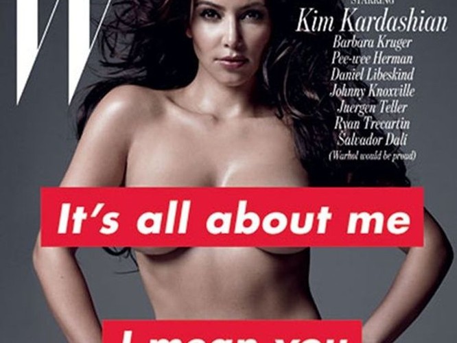 Kim Kardashian na okładce W magazine