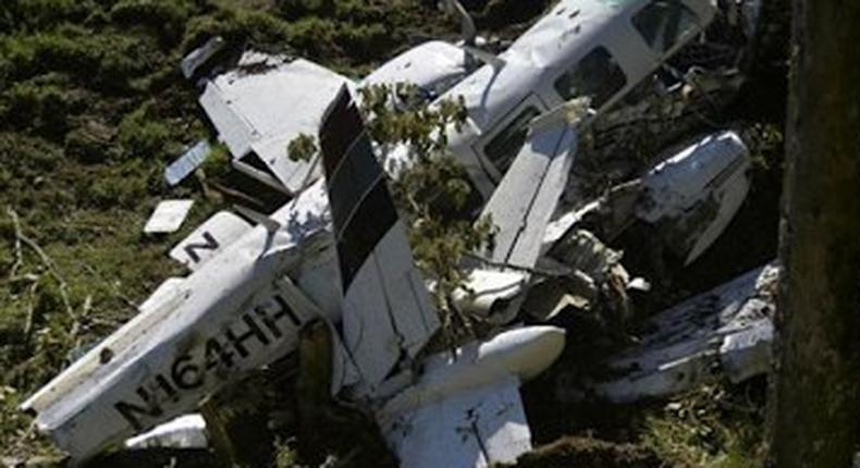 crashed plane