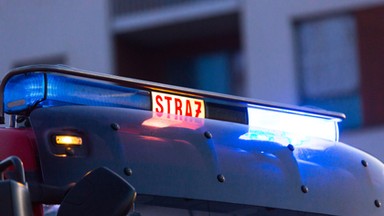 Wypadek szybowca koło Częstochowy. Jedna osoba w szpitalu