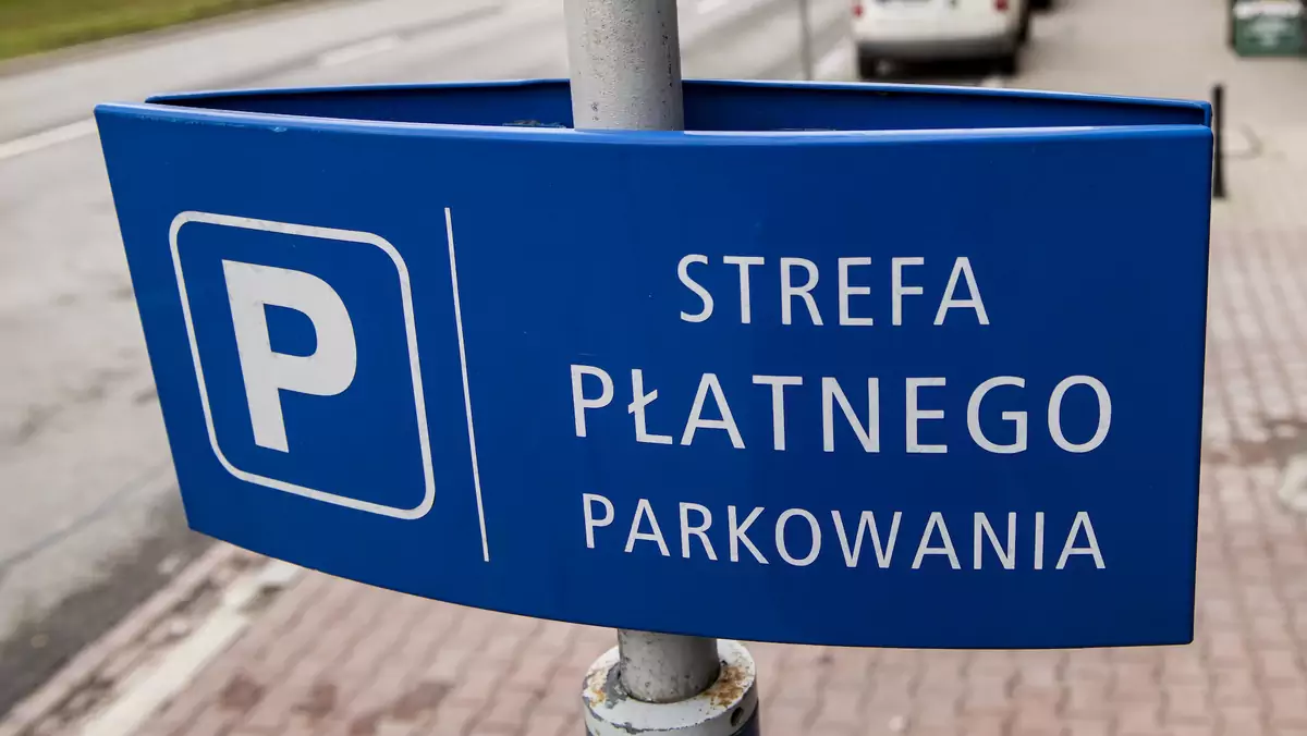 Strefa płatnego parkowania w Warszawie