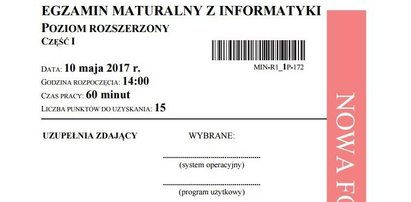 Matura 2017 informatyka. Arkusze, pytania, odpowiedzi