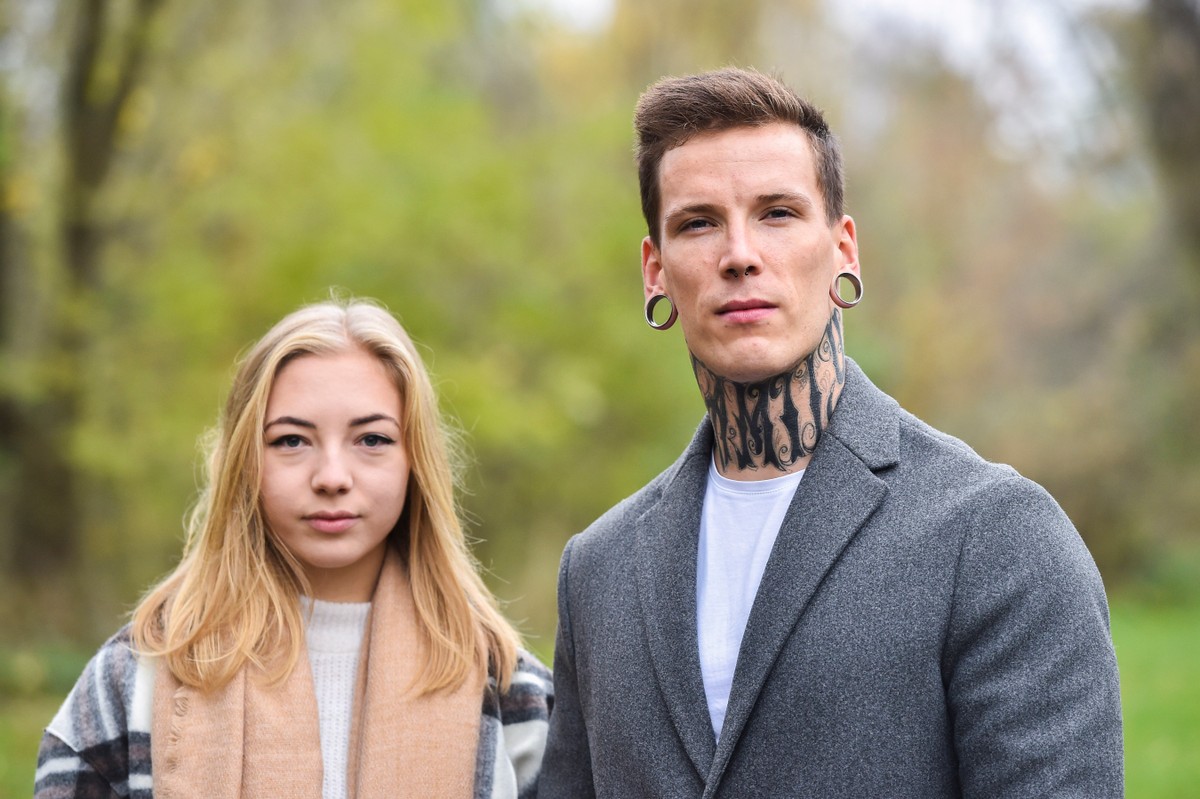 Sylwester Wilk z narzeczoną Julią