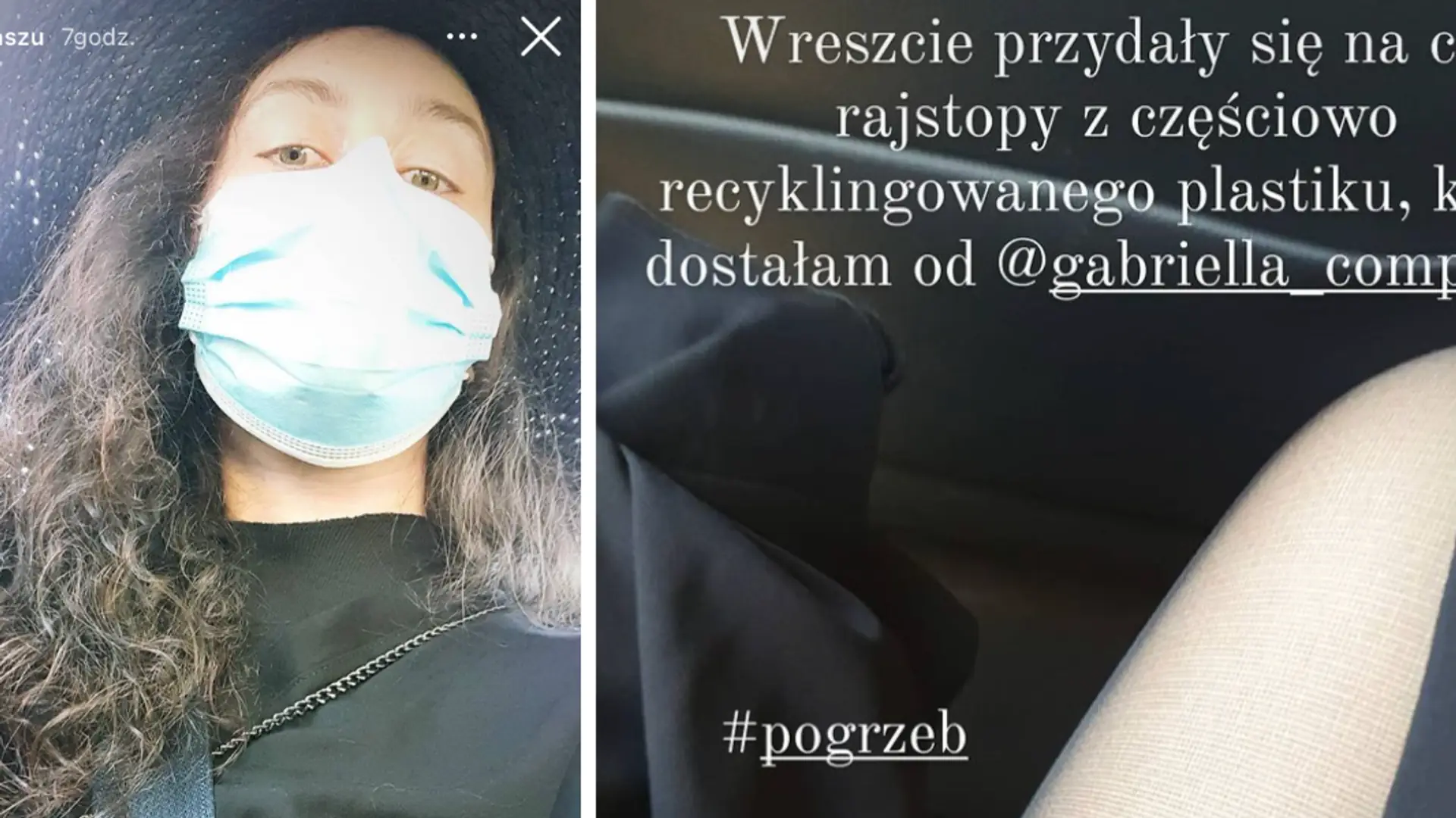 Aktywistka pojechała na pogrzeb i zareklamowała rajstopy. W sieci zawrzało, marka skomentowała sprawę