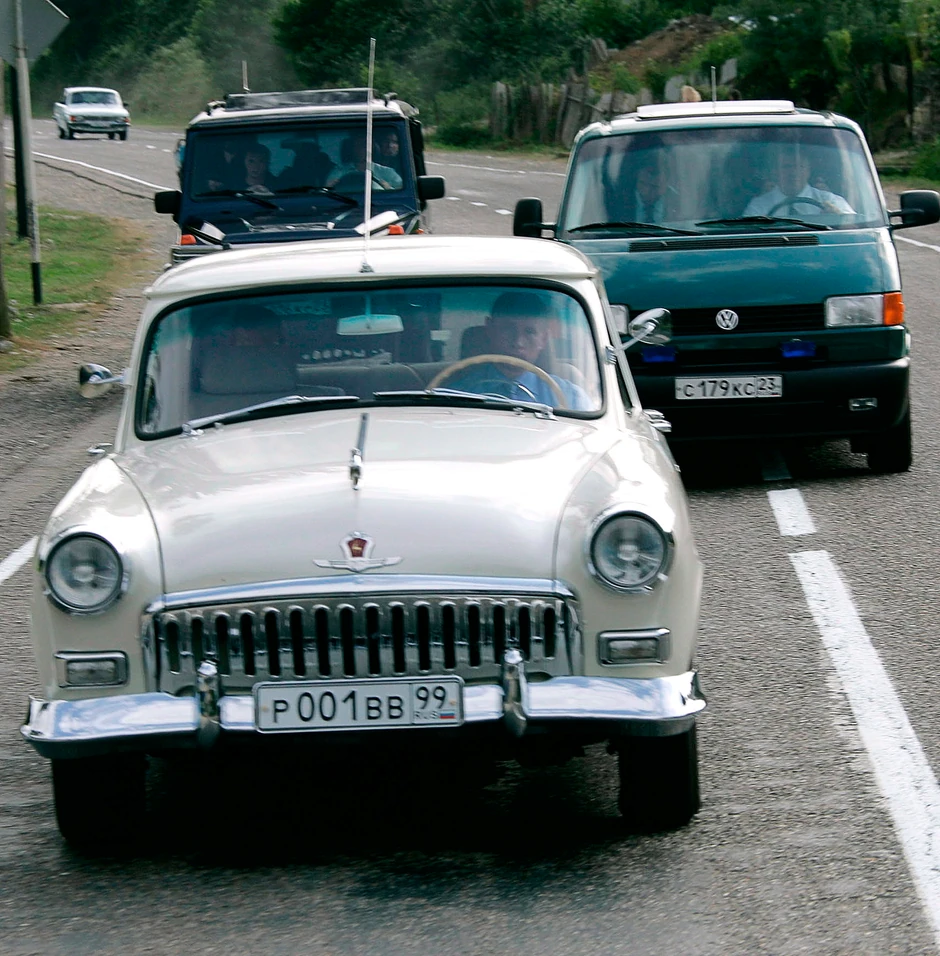 Vladimir Putin u Volgi GAZ M21