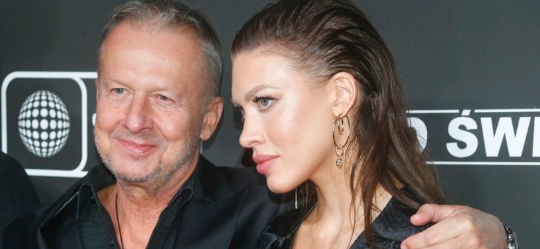 Bogusław Linda z córką na czerwonym dywanie