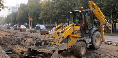 Remont alei Piłsudskiego sparaliżował centrum. Kierowcy zaciskają zęby