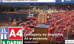 Premierze żądamy darmowej A4 w weekendy!