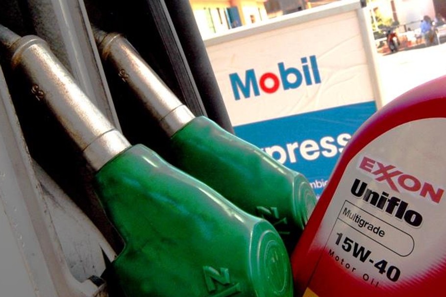 exxon mobil paliwo kolory