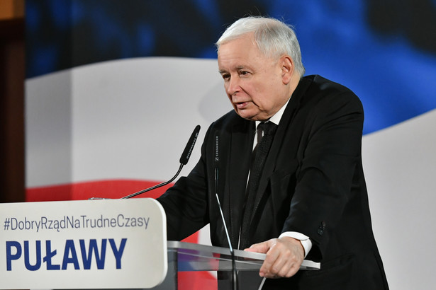 Prezes Prawa i Sprawiedliwości Jarosław Kaczyński