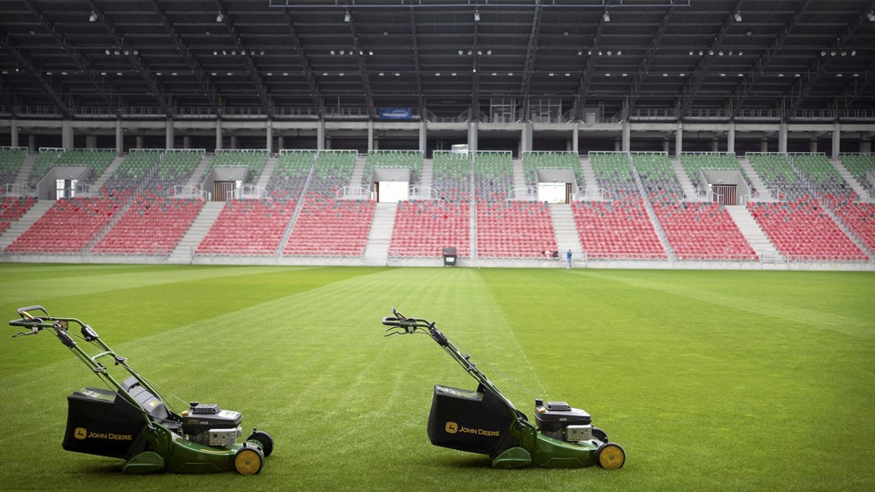 Budowa stadionu GKS Tychy