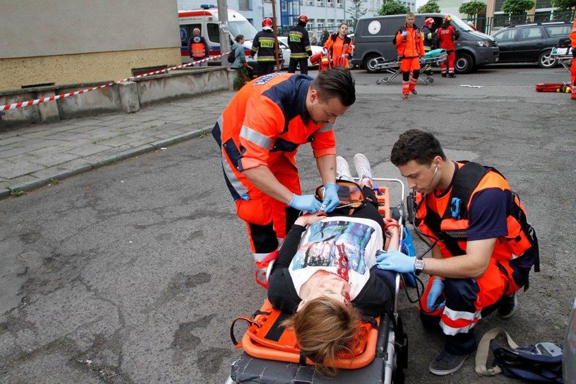 Wybuch brudnej bomby w Opolu. Ćwiczenia służb