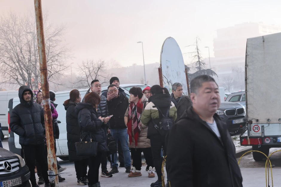 Požar, Kineski tržni centar, Novi Beograd, Blok 70