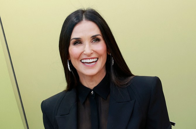 Demi Mur i Rumer Vilis na Versace reviji