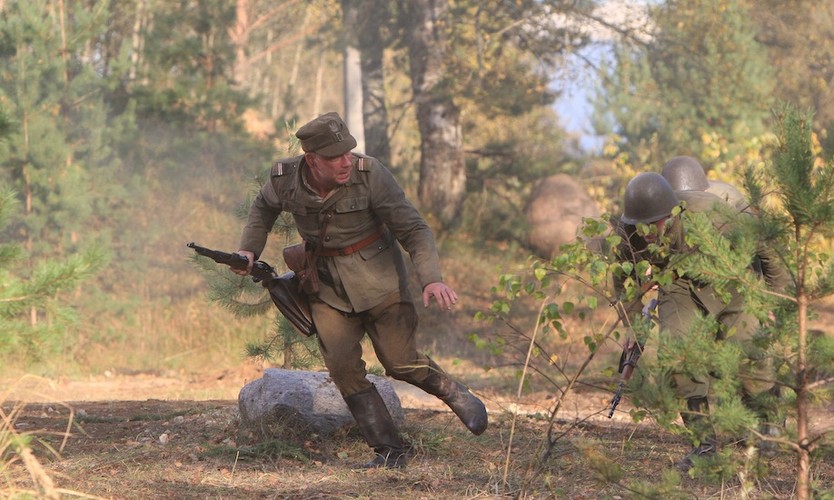Mirosław Baka w filmie 'Tajemnica Westerplatte'