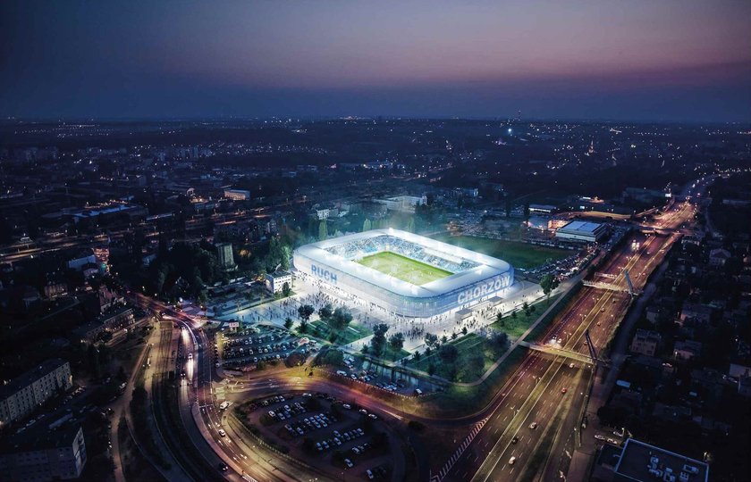 Projekt nowego stadionu Ruchu. Robi wrażenie!