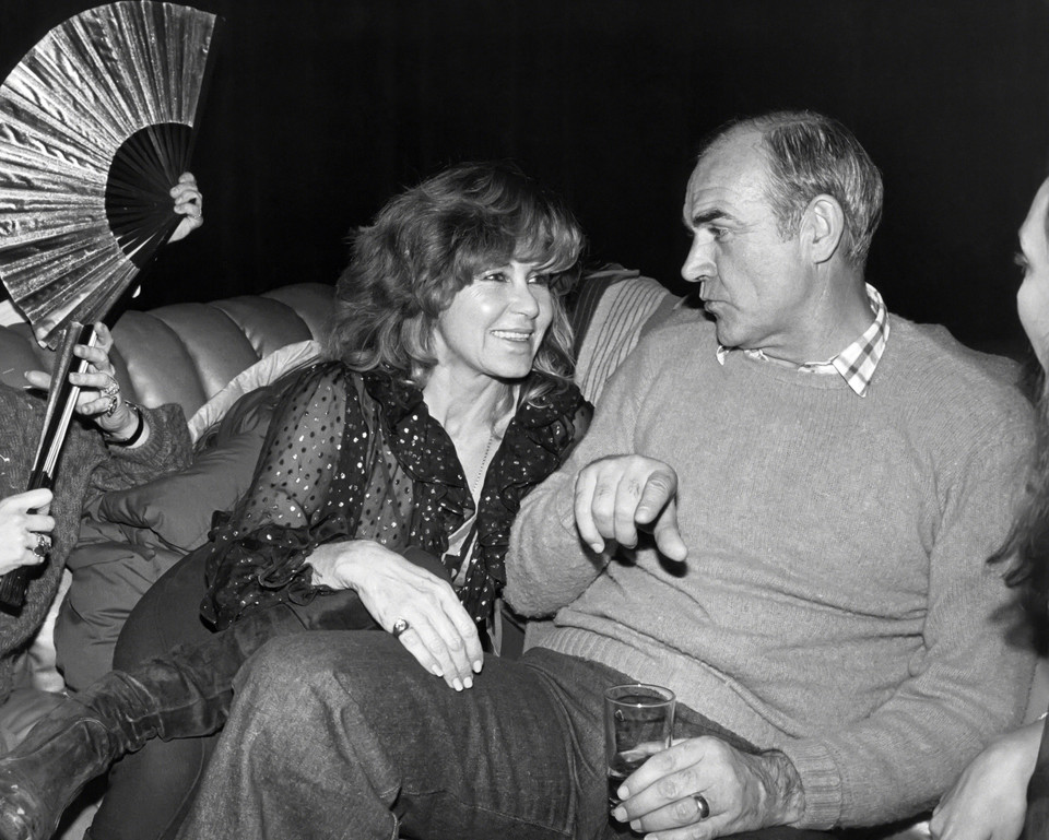 Micheline Connery i Sean Connery w 1979 r.
