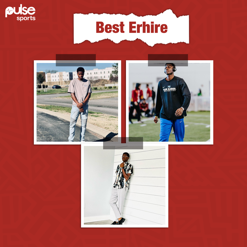 Best Erhire is the third most handsome athlete on our list