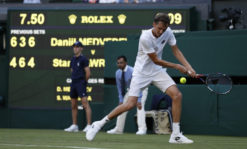 Skandal na Wimbledonie. Zawodnik obrzucił sędziego monetami