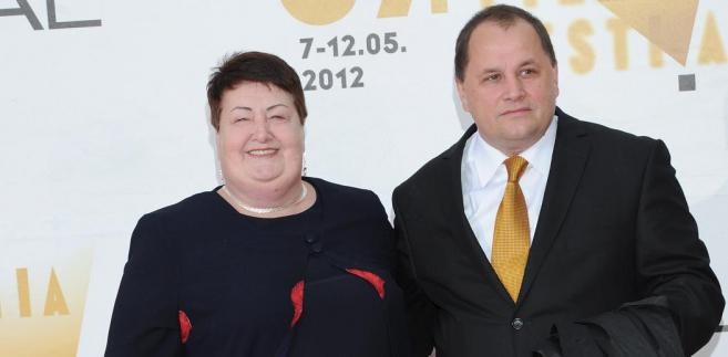 Henryka Krzywonos z mężem