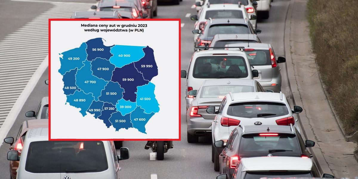 W 2023 r. zarejestrowano w Polsce o 14 proc. więcej samochodów niż rok wcześniej