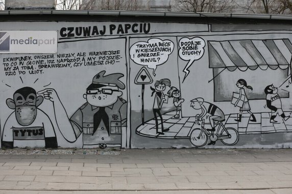 Papcio Chmiel ma swój mural. Odsłonięto go w Gdańsku