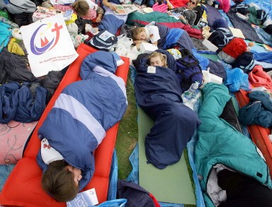 GERMANY-POPE-WYD-PRAYER-VIGIL