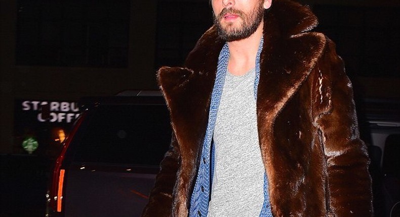 Scott Disick on night out with mystery blonde