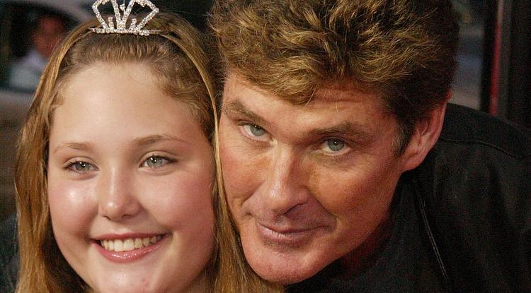 Ilyen édes kislány volt David Hasselhoff gyermeke. Fotó: Northfoto