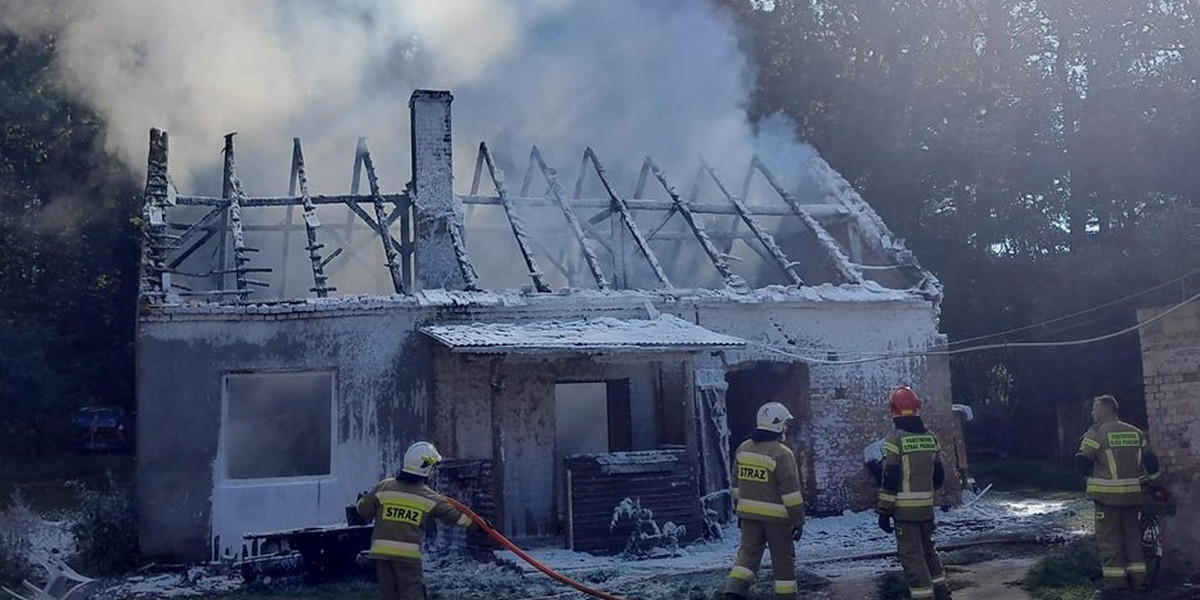 W pożarze w miejscowości Gareja rannych zostało troje dzieci. 