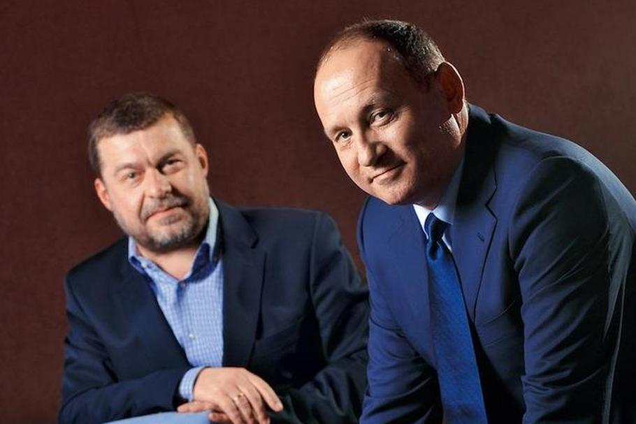 Maurycy Kühn, wiceprezes Noble Banku (P), Andrzej Foltyn, partner w kancelarii Domański Zakrzewski Palinka (L)