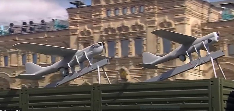 Bezpilotowce Orłan na Paradzie Zwycięstwa.