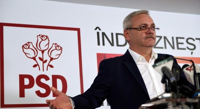 Liviu Dragnea, the leader of The Social Democratic Party is serving a suspended jail sentence for electoral fraud