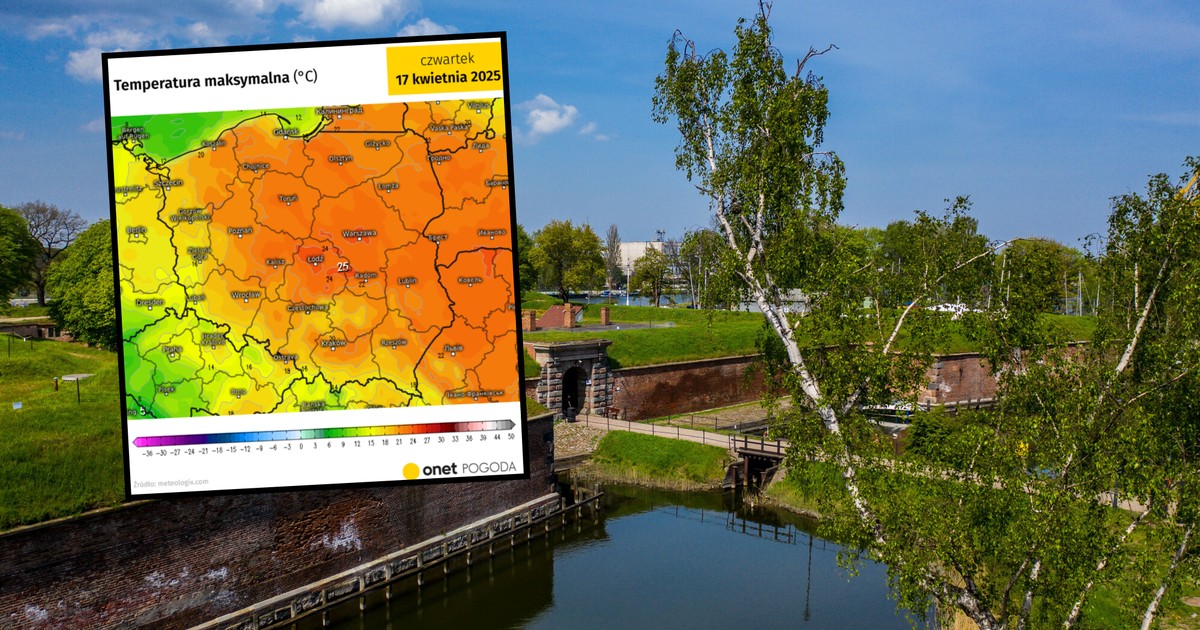 Jest data spektakularnego skoku temperatury. Tak ciepłej pogody nie było od miesięcy
